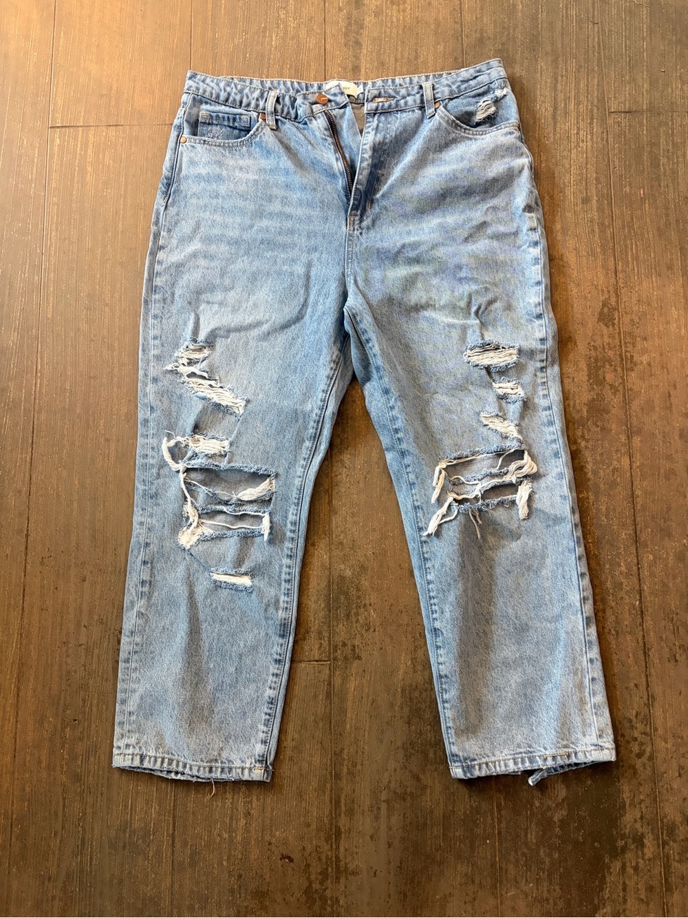 bohme Light Blue Distressed Jeans